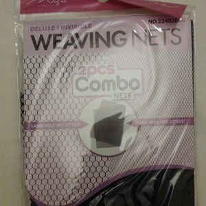 Magic Collection No. 22402BLA, Black Deluxe Invisible Weaving Nets, NEW-Last ONE